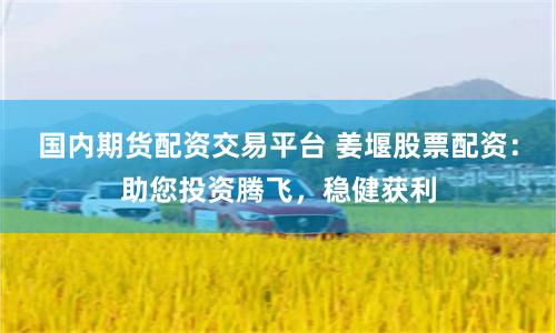 国内期货配资交易平台 姜堰股票配资：助您投资腾飞，稳健获利